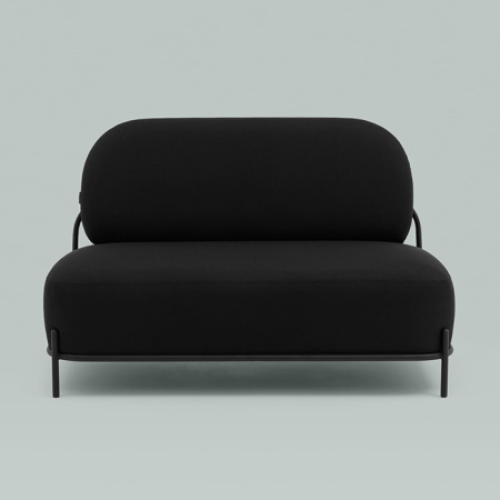 Диван Стоун рогожка черный Stool Group vd-dv-stone-f14
