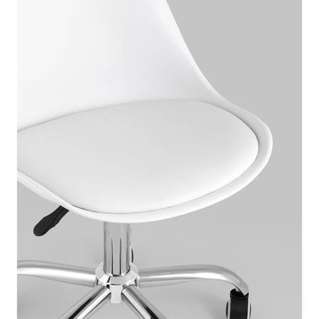 Стул Blok SN пластиковый белый Stool Group BML-053-D3 White