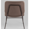 Кресло Эбигейл велюр коричневый каркас серо-коричневый Stool Group LV-120-E33-8019
