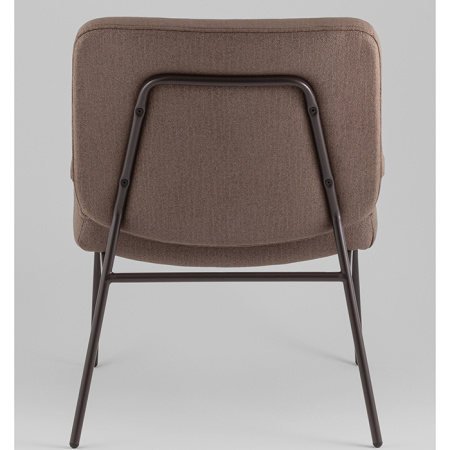 Кресло Эбигейл велюр коричневый каркас серо-коричневый Stool Group LV-120-E33-8019