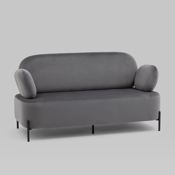 Диван Кэнди велюр серый Stool Group vd-dv-candy-b27