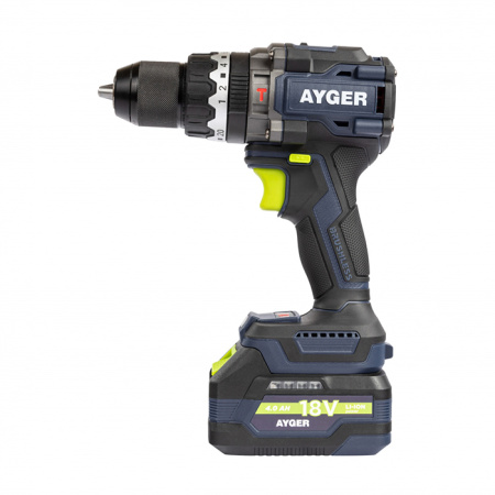 Шуруповерт ударный аккумуляторный Ayger AP20BL4-160
