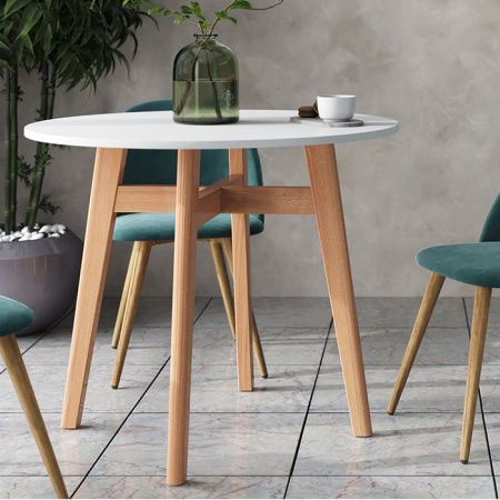 Стол круглый Target Circle D90 белый Stool Group Z-220 black