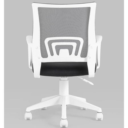 Кресло офисное TopChairs серый сетка Stool Group ST-BASIC-W/DG/TW-12