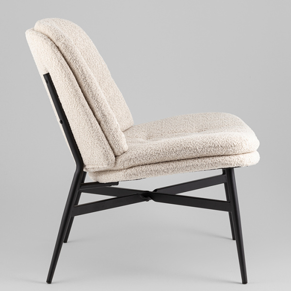 Кресло-лаунж Tail кремовый Stool Group DM5052-1 BMG857-3 cream