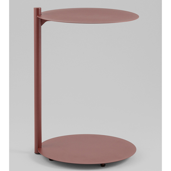 Журнальный столик Siara металл бордовый Stool Group MT-214 DB-032