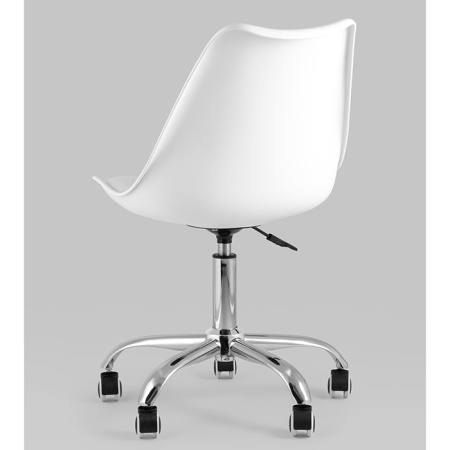 Стул Blok SN пластиковый белый Stool Group BML-053-D3 White