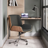 Кресло офисное TopChairs Crown чёрный Stool Group A312-A 8383-29 walnut back