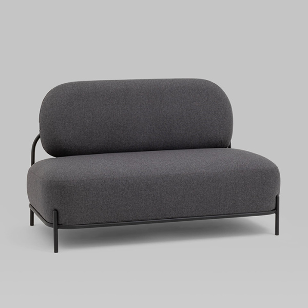 Диван Стоун рогожка тёмно-серый Stool Group vd-dv-stone-f68