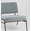 Кресло Теллинг шенилл серо-синий Stool Group LV-116-M77-01