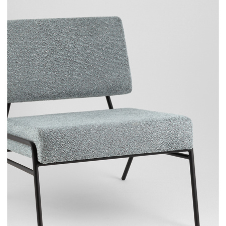 Кресло Теллинг шенилл серо-синий Stool Group LV-116-M77-01