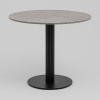 Стол круглый Фризбин D90 Сегни темный основание черное Stool Group AV 1324-900-C317CB-9005