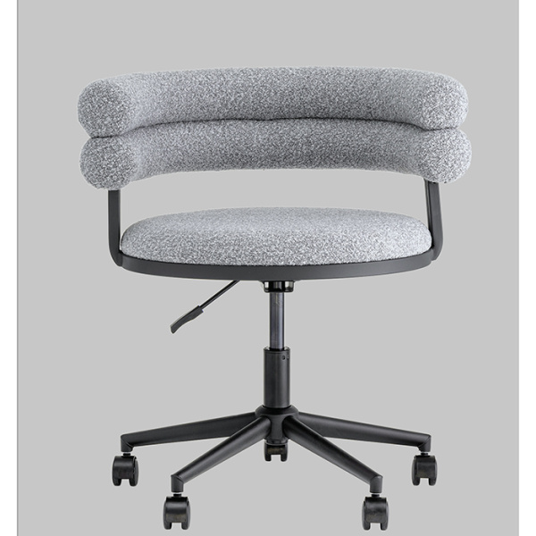 Стул офисный Ponty серый чёрные ножки Stool Group Bebe Office Chair OTE-CL 450 bl.l