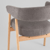 Стул Zubo с деревянными ножками темно-серый Stool Group DM4729-1 OTE-Q-456 D.GREY
