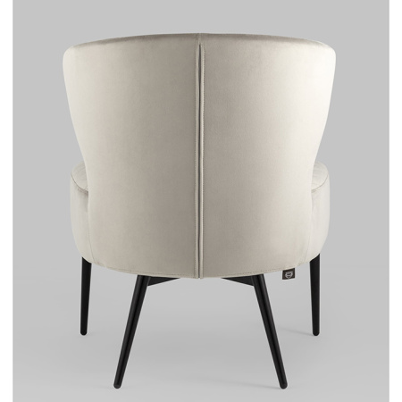 Кресло-лаунж Royal велюр светло-серый Stool Group vd-royal-b25