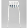 Стул барный Louran с подушкой белый Stool Group D-012H-75 white