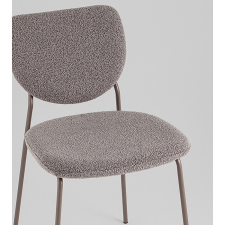 Стул Gigi тёмно-серый букле Stool Group DRC-9155-B URL426-11 Light Brown