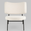 Кресло District Lounge букле белый Stool Group LV-101-S000-01