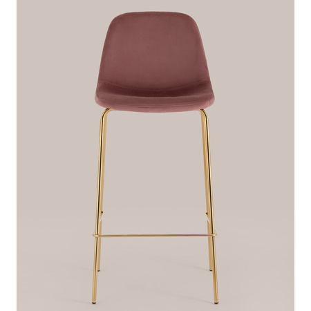 Стул барный Валенсия велюр пыльно-розовый Stool Group OS-001B HLR-44 gl