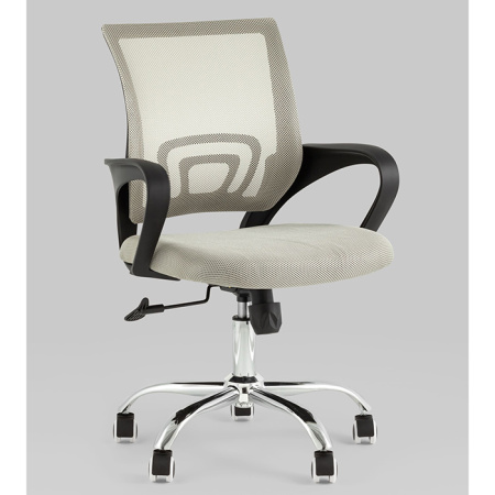 Кресло офисное TopChairs Simple New серый Stool Group WH-805 grey