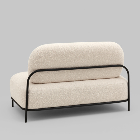Диван Стоун букле молочный Stool Group vd-dv-stone-tr-milk