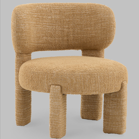 Кресло лаунж Fani горчичный Stool Group FDC0175184 Ani Pink 107-4