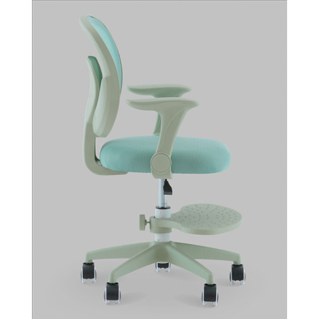 Кресло компьютерное TopChairs Mila голубой Stool Group OUE-2541 blue