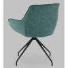Кресло вращающееся Кимберли рогожка/замша зелёный Stool Group AV 344 W696/K15-K20PM-9005