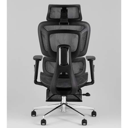 Кресло офисное TopChairs Nimbus серый Stool Group YF-W938A bl.sh. ST982-2 grey