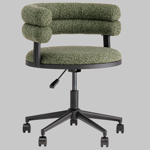 Стул офисный Ponty зелёный чёрные ножки Stool Group Bebe Office Chair OTE-CL 355 bl.l