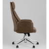 Кресло офисное TopChairs Neoma коричневый экокожа Stool Group YF-0515 ZE119A-3+FH-65 brown retro