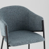 Стул Carmel голубой Stool Group DC-3091 WZ6002-7 black legs