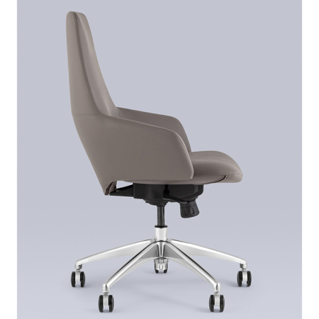 Кресло офисное TopChairs Bow серый Stool Group A332-A 270-38