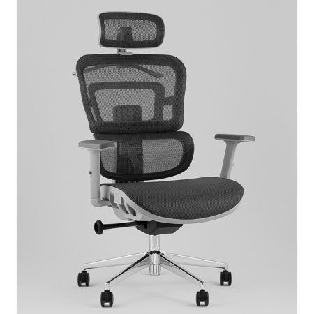 Кресло офисное TopChairs Techno Professional серый Stool Group WH-A33G grey