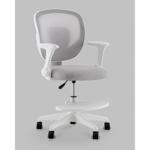 Кресло компьютерное TopChairs Mila серый Stool Group OUE-2541 grey