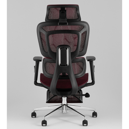 Кресло офисное TopChairs Nimbus бордовый Stool Group YF-W938A bl.sh. ST982-11 wine red