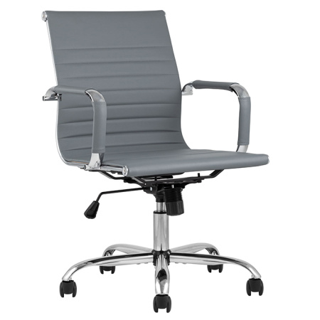 Кресло офисное TopChairs City серый Stool Group D-101 grey