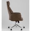 Кресло офисное TopChairs Neoma коричневый экокожа Stool Group YF-0515 FH-65 brown retro