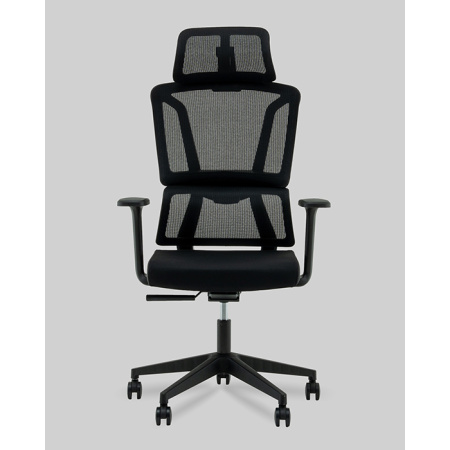 Кресло офисное TopChairs Forward чёрный Stool Group WH-1288 black