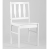 Обеденная группа Ingrid белый массив гевеи Stool Group MH750+MH52088 WX4
