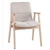 Стул Philo серый с деревянными ножками Stool Group DM4688 RD22086-13 L.grey