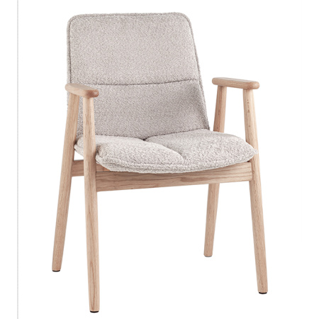 Стул Philo серый с деревянными ножками Stool Group DM4688 RD22086-13 L.grey