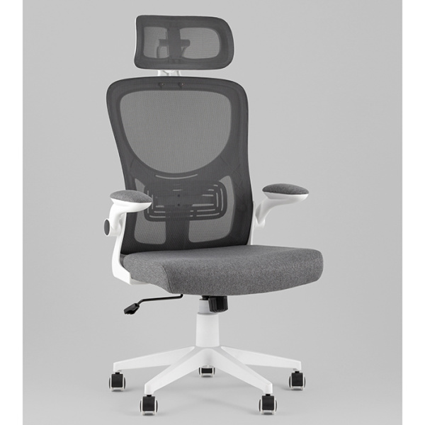Кресло офисное TopChairs Airone серый Stool Group D-516-1 grey