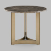 Журнальный столик Кассия D60 темная керамика Stool Group EET-292-BRCGS-brown 5105-9