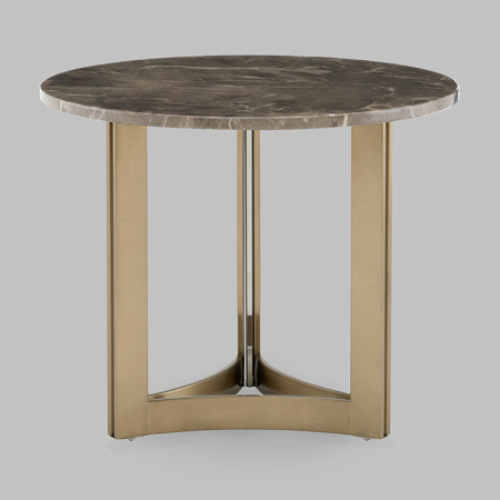 Журнальный столик Кассия D60 темная керамика Stool Group EET-292-BRCGS-brown 5105-9