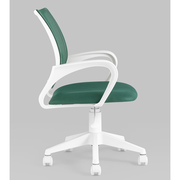 Кресло офисное TopChairs зелёный сетка Stool Group ST-BASIC-W/GN/TW-30