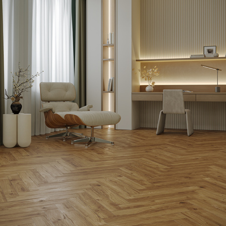 Ламинат Дуб Корсика Herringbone Elegant Norland LF303-18