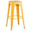 Комплект барных стульев Tolix жёлтый (6 шт) Stool Group YD-H765 LG-06 X6