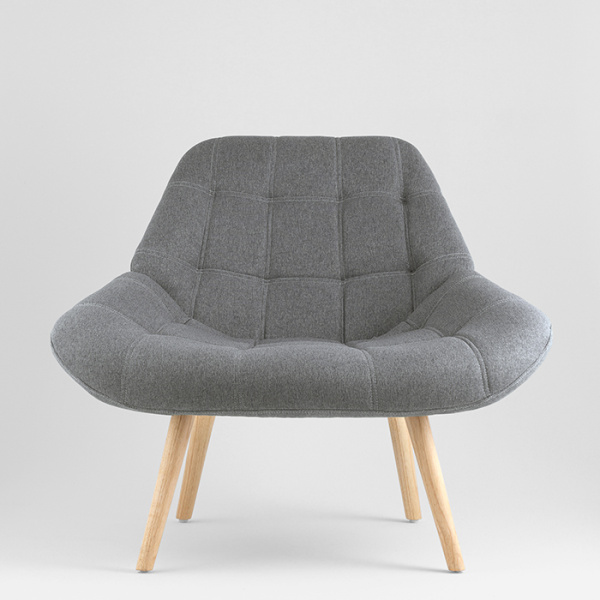 Кресло Олби Квадро серый Stool Group QH-8927K 875-18 grey