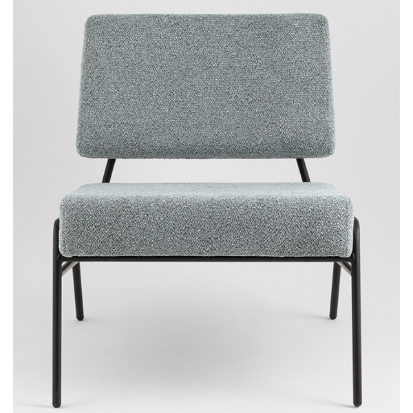Кресло Теллинг шенилл серо-синий Stool Group LV-116-M77-01